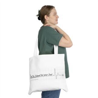 "Life is school for your soul" - Shoulder Tote Bag - Signature Series
